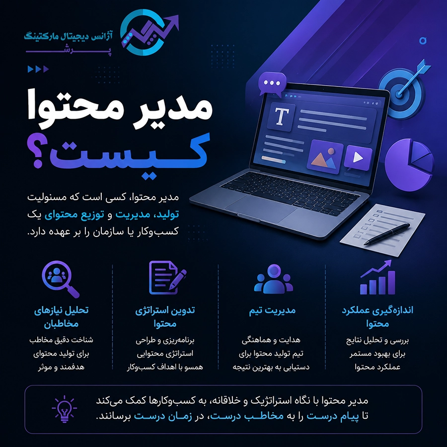 مدیر تولید محتوا کیست؟