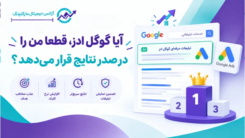 آیا گوگل ادز، قطعا من را در صدر نتایج قرار میدهد؟