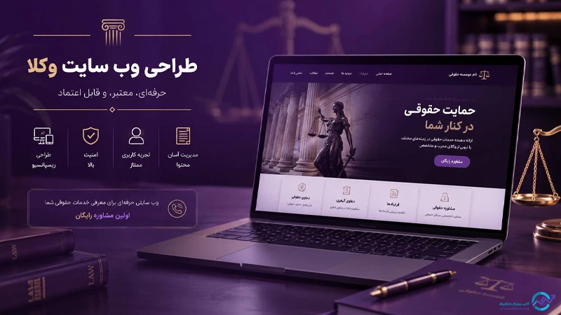 طراحی سایت وکلا