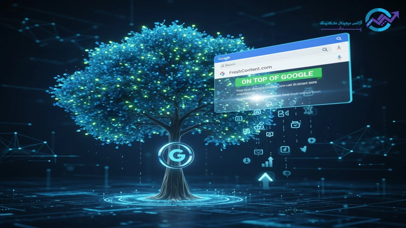 به روزرسانی مداوم محتوا برای حفظ جایگاه در صفحه اول گوگل