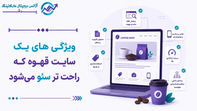 سئو سایت قهوه فروشی