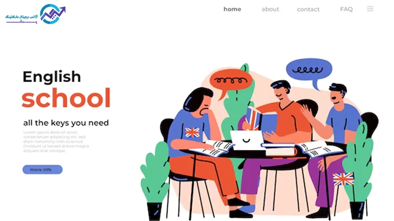 سئو سایت آموزشگاه زبان
