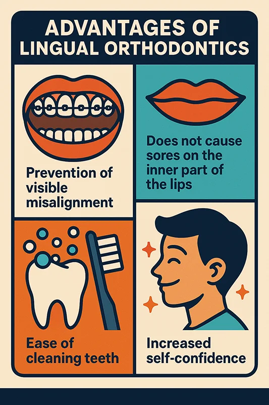Advantages of Lingual Orthodontics