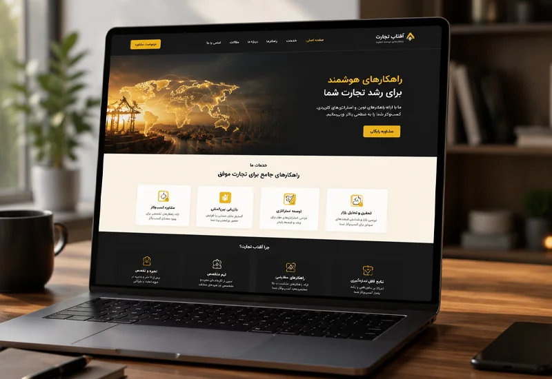 نمونه کار طراحی سایت شرکتی 4