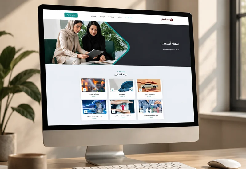 نمونه کار طراحی سایت شرکتی 5